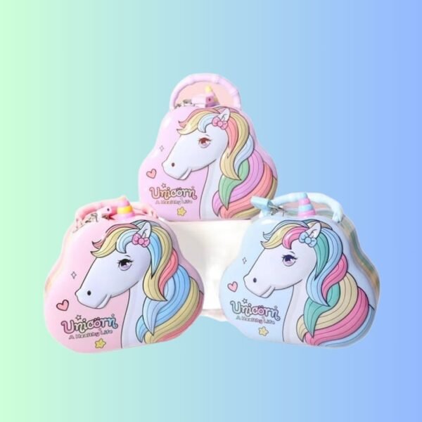 Attractive Cartoon Unicorn Piggy Bank with Security Lock & Keys for Kids Money Saving Storage Coin Collector Box|Money Bank for Kids| Best Return Gifts for Kids |Pack of 1