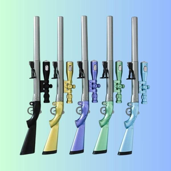worison 5pc Fancy Shape Gel Pen Set with Luminous Led Light Scope
