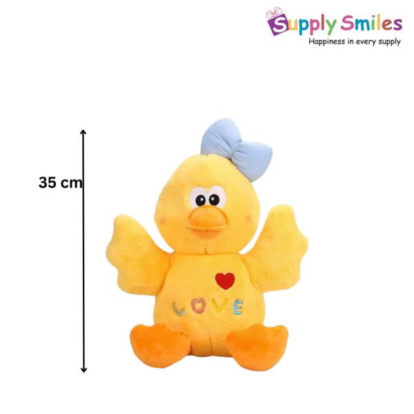 Love Duck Plush Doll – Super Soft Cuddly Toy with Heart Design | Perfect Gift for Kids &