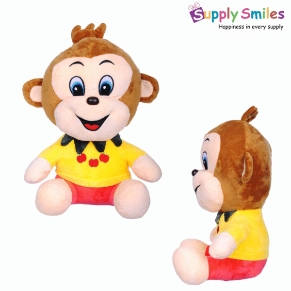 Monkey Soft Toy – Cute Stuffed Animal for Kids | Cuddly, Colorful & Durable Plush Toy