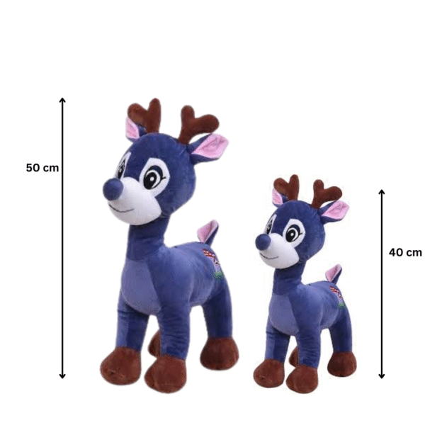 Running Deer Soft Toy – Realistic, Huggable Plush for Kids | Wildlife Learning & Imaginative Play