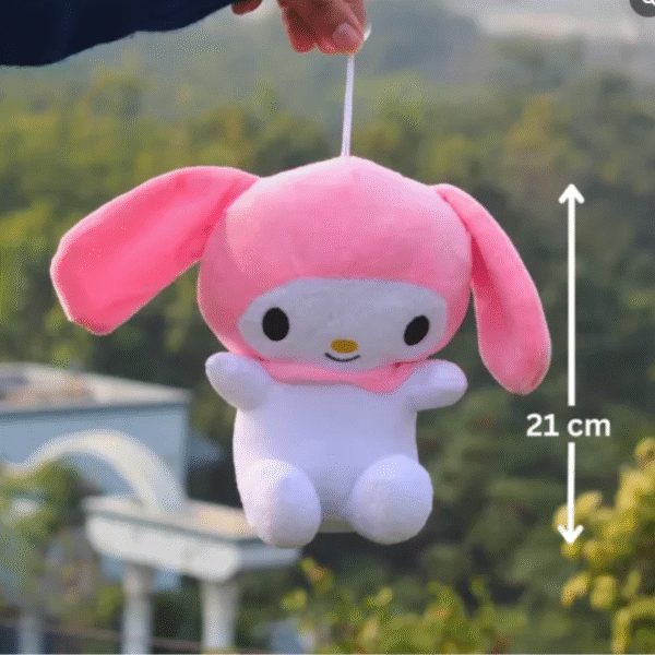Supply Smiles Pink Bunny Soft Plush Toy | 21 cm – Cute & Huggable Stuffed Animal for Kids