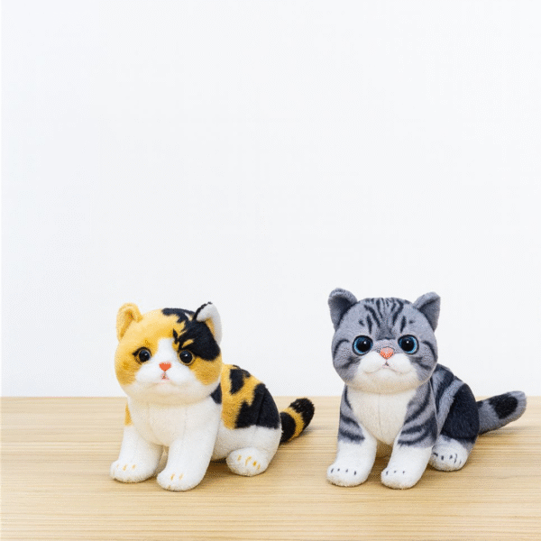 Supply Smiles Cute Tiger Kitten Plush Toy | 20 cm Soft & Adorable Stuffed Animal for Kids