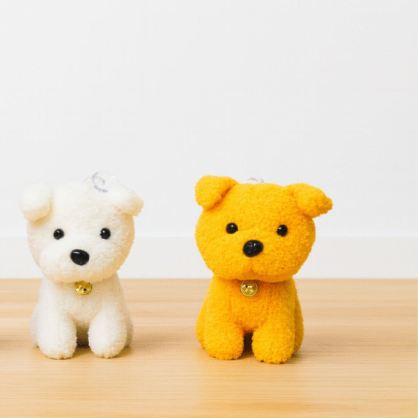 Supply Smiles White Puppy Soft Toy | Cute 25 CM Plush Dog for Kids & Gifting