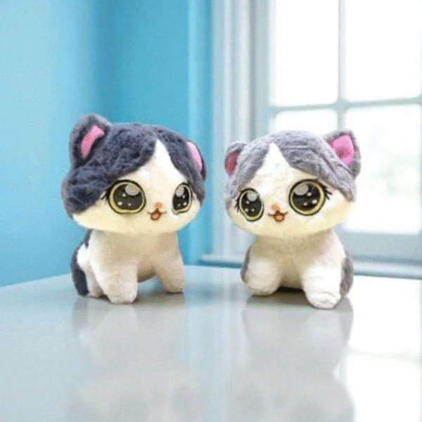 Supply Smiles Kitty Plush | Cute 25 CM Soft Cat Toy with Big Eyes for Kids & Gifts 🐱✨