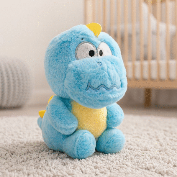 Supply Smiles Dino Plush | Cute 25 CM Pink & Blue Dinosaur Soft Toy for Kids & Gifts 🦖💖
