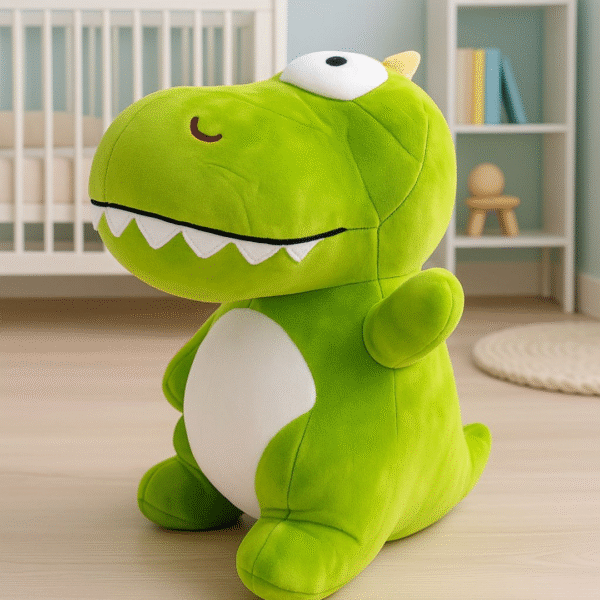 Supply Smiles Dinosaur Plush Toy 🦖 | Cute & Soft Stuffed Animal for Kids, Gifts & Room Décor – 40 CM