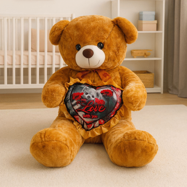 Supply Smiles Giant Brown Teddy Bear 🧸 | Huge Soft Plush Toy for Kids, Love Gifts & Room Décor – 110CM