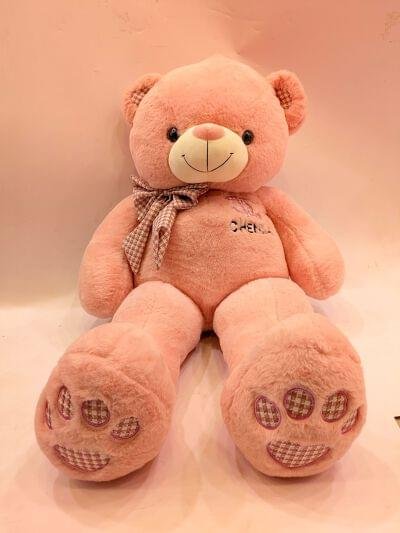 Supply Smiles Fur Teddy Bear 🧸 | Super Soft Plush Toy with Fluffy Fur for Kids, Gifts & Room Décor – 60 CM