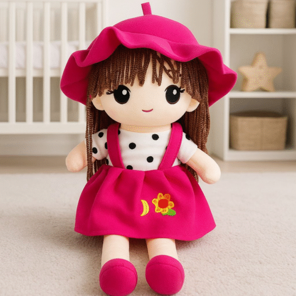 Cute Soft Doll for Kids (45 CM) | Soft & Huggable Doll Toy | Any Colour (Random)